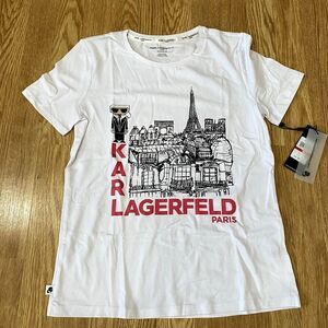 Karl Lagerfeld Ongoing Paris City Tee White XS